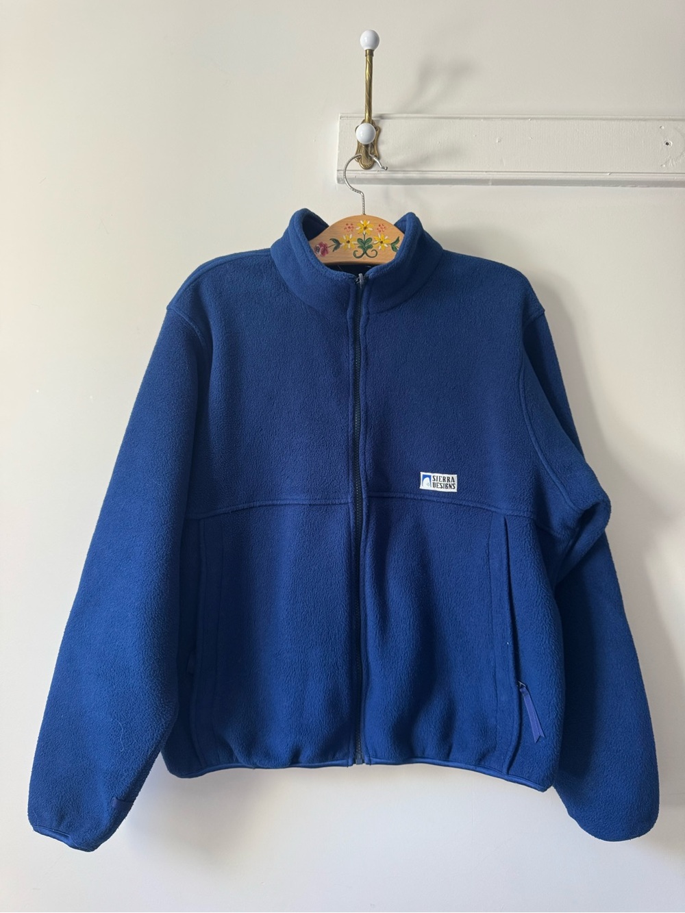 Vintage SIERRA DESIGNS Blue Fleece Jacket - Full Zip